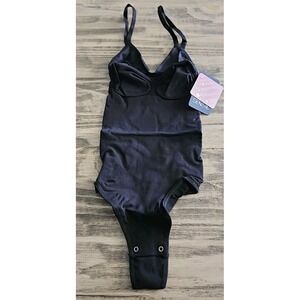 Sensil Women's Size XS/S Black One Piece Thong Bodysuit Body Shaper NWT